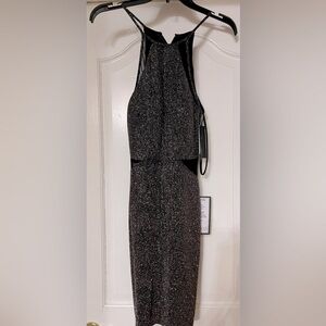 Juniors' Metallic Bodycon Dress